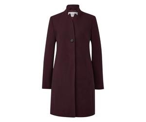 Tailored Blazer Coat in Viscose Blend with High Collar for Women COMMA Rouge 44
