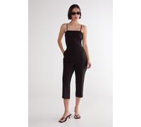 Tailored Capri Romper NastyGal Black 12