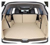 Tailored Car Boot Mats For JEEP For Compass 2017 2018 2019 2020 Cargo Liner Interior Accessories Leather Car Trunk Anti-fouling Pads Floor Carpet Guard Cover Pad(Beige full set)