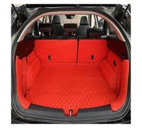 Tailored Car Boot Mats For JEEP For Compass 2017 2018 2019 2020 Cargo Liner Interior Accessories Leather Car Trunk Anti-fouling Pads Floor Carpet Guard Cover Pad(Red full set)
