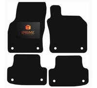 Tailored Car Floor Mats for AUDI A3 & S3 2012-2020 Front & Rear, All-Weather Car Mats, Granulated Backing, Lightweight, Anti-Slip, Custom Fit 4-Pieces Set (Red Trim, 450- GSM CARPET)