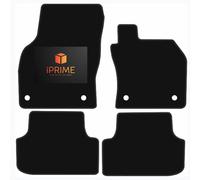 Tailored Car Floor Mats for AUDI A3,S3,RS3 2020-Onwards Front & Rear, All-Weather Car Mats, Granulated Backing, Lightweight, Anti-Slip, Custom Fit 4-Pieces Set (Blue Trim, 450- GSM CARPET)