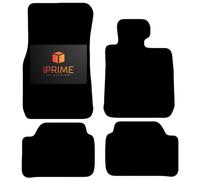 Tailored Car Floor Mats for BMW 1 Series 2011-2019, F20&21 Hatch, All-Weather Car Mats, Easy To Clean, Anti-Slip, Custom Fit 4-Pieces Set (Black & Blue Trim, 450- GSM CARPET)