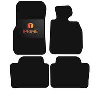 Tailored Car Floor Mats for BMW 3 Series F30 & 31 2012-2019, All-Weather Car Mats, Easy To Clean, Anti-Slip, Custom Fit 4-Pieces Set (Black & Red Trim, 650- GSM CARPET)