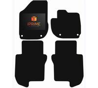 Tailored Car Floor Mats for HONDA JAZZ 2020-Onwards Front & Rear, All-Weather Car Mats, Lightweight, Anti-Slip, Custom Fit 4-Pieces Set (Black Trim, 450- GSM CARPET)