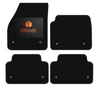 Tailored Car Floor Mats for JAGUAR E Pace 2018-2021 Front & Rear, All-Weather Car Mats, Lightweight, Anti-Slip, Custom Fit 4-Pieces Set (Black Trim, 450- GSM CARPET)