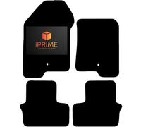Tailored Car Floor Mats for Jeep Compass 2007-2017, All-Weather Car Mats, Easy To Clean, Anti-Slip, Custom Fit 4-Pieces Set (Purple Trim, 3MM- RUBBER)