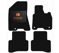 Tailored Car Floor Mats for Kia Sportage 2018-2021 Hook Fixing System, All-Weather Car Mats, Easy To Clean, Anti-Slip, Custom Fit 4-Pieces Set (Black Trim, 3MM- RUBBER)