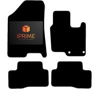 Tailored Car Floor Mats for Kia Sportage Hybrid 2022-Onwards Front & Rear, All-Weather Car Mats, Granulated Backing, Anti-Slip, Custom Fit 4-Pieces Set (Red Trim, 450- GSM CARPET)