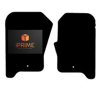 Tailored Car Floor Mats for Land Rover Discovery 4 2013-2017 Fronts only Front & Rear, All-Weather Car Mats, Granulated Backing, Anti-Slip, Custom Fit 2-Pieces Set (Grey Trim, 650- GSM CARPET)