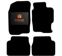 Tailored Car Floor Mats for MAZDA 6 2002-2007, All-Weather Car Mats, Easy To Clean, Anti-Slip, Custom Fit 4-Pieces Set (Black & Green Trim, 3MM- RUBBER)