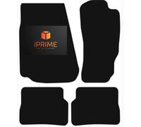 Tailored Car Floor Mats for MAZDA Rx8 2002-2012, All-Weather Car Mats, Easy To Clean, Anti-Slip, Custom Fit 4-Pieces Set (Black & Red Trim, Heavy Duty Rubber)