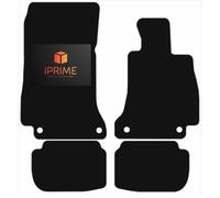 Tailored Car Floor Mats for MERCEDES E Class 2017 Onwards COUPE All-Weather Car Mats, Granulated Backing, Anti-Slip, Custom Fit 4-Pieces Set (Beige Trim, 450- GSM CARPET)