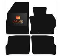 Tailored Car Floor Mats for MITSUBISHI Mirage 2013-Onwards, All-Weather Car Mats, Easy To Clean, Anti-Slip, Custom Fit 4-Pieces Set (Black Trim, 3MM- RUBBER)