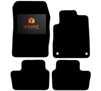 Tailored Car Floor Mats for Nissan Juke 2019-Onwards Front & Rear, All-Weather Car Mats, Granulated Backing, Lightweight, Anti-Slip, Custom Fit 4-Pieces Set (Orange Trim, 450- GSM CARPET)