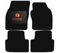 Tailored Car Floor Mats for SEAT Arona 2017-Onwards, All-Weather Car Mats, Easy To Clean, Anti-Slip, Custom Fit 4-Pieces Set (Orange Trim, Heavy Duty Rubber)