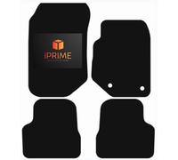 Tailored Car Floor Mats for VAUXHALL Corsa F 2020-Onwards All-Weather Car Mats, Granulated Backing, Anti-Slip, Custom Fit 4-Pieces Set (Black & Silver Trim, 450- GSM CARPET)