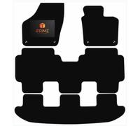 Tailored Car Floor Mats for VOLKSWAGEN Sharan 2010-2020 All-Weather Car Mats, Granulated Backing, Lightweight, Anti-Slip, Custom Fit 4-Pieces Set (Purple Trim, 450- GSM CARPET)