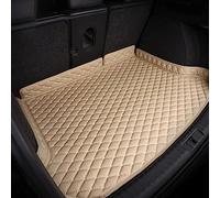 Tailored Car Leather Boot Mats For Jaguar XE 2014-2018, Rear Trunk Cargo Tray Liners Luggage Mat Anti-Scratch Carpets Protector Pad High Side Interior Accessories,B/Beige