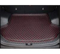 Tailored Car Leather Boot Mats for MG MG3 Full Hybrid 2024, High Side Rear Trunk Carpet Cargo Tray Liners Anti-Slip Protector Pad Luggage Mat Interior Accessories,C/Black-Red