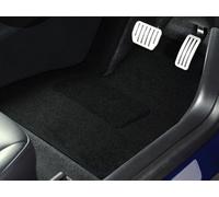 Tailored Car Mat Set Compatible/Replacement for Citroen Nemo Multispace MPV Velour Carpet Mats, With Heel Pad, Non Slip