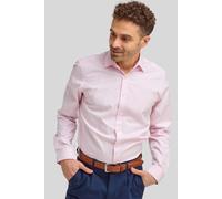 Tailored Fit Pink Stretch Formal Shirt Double Two Pink 16.5 in