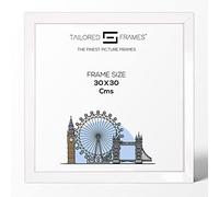 Tailored Frames 235 Gloss White Wooden Art 30 X 30Cm Single Picture Frames | Wall Hanging Type | Photo Frame Without Mount