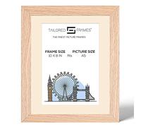 Tailored Frames 99 Solid Natural Oak 10" x 8" Frame for A5 Picture | Single Picture Frames | Table Top & Wall Hanging Type | Photo Frame with Antique Mount