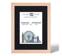Tailored Frames 99 Solid Natural Oak 16" x 12" Frame for A4 Picture | Single Picture Frames | Wall Hanging Type | Photo Frame with Black Mount