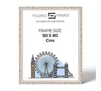 Tailored Frames Madrid Silver 50 X 40Cm Single Picture Frames | Wall Hanging Type | Photo Frame Without Mount