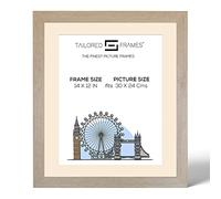 Tailored Frames Seattle Antique Oak 14" x 11" Frame for 24 x 30Cm Picture | Single Picture Frames | Wall Hanging Type | Photo Frame With Antique Mount
