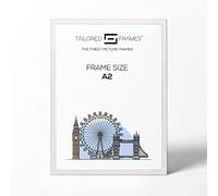 Tailored Frames Soho White real solid wood A2 Single Picture Frames | Wall Hanging Type | Photo Frame Without Mount