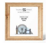 Tailored Frames Solid Antique Pine 30 x 30 cm Single Picture Frames | Wall Hanging Type | Photo Frame Without Mount