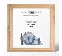Tailored Frames Solid Antique Pine 40 x 40 cm Single Picture Frames | Wall Hanging Type | Photo Frame Without Mount