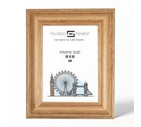 Tailored Frames Solid Antique Pine 8" x 6" Single Picture Frames | Table Top & Wall Hanging Type | Photo Frame Without Mount