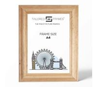 Tailored Frames Solid Antique Pine A4 (29.7 x 21cm) Single Picture Frames | Table Top & Wall Hanging Type | Photo Frame Without Mount