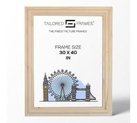 Tailored Frames Solid Natural Pine 30 x 40 cm Single Picture Frames | Wall Hanging Type | Photo Frame Without Mount