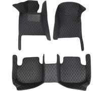 Tailored Leather Car Floor Mats For Hyundai HB20 2013-2018 Full Largest Coverage Car Protection Mats Interior Accessories LHD Non Slip Carpet Floor Mat(BLACK)