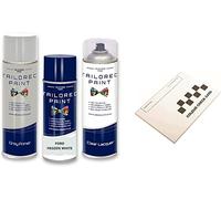 Tailored Paint Aerosol Spray Paint For Ford Fiesta Mk7 2009-Present Frozen White Solid 7VTAWWA (Aerosol Spray Paint, Lacquer + Primer)