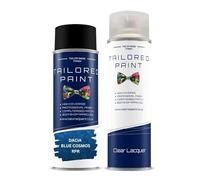 Tailored Paint Aerosol Spray Paint Rattle Can Paint For Dacia - Blue Cosmos Rpr (Aerosol Spray Paint + Lacquer)