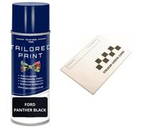 Tailored Paint Aerosol Spray Paint Stone Chip Scratch Repair For Ford Focus MK4 2017-Present Panther Black Pearl (Aerosol Spray Paint)