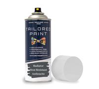 Tailored Paint Premium Radiator Aerosol Spray Paint Heat Resistant To 100ºC - Quick Air Dry No Primer Needed (Satin, Anthracite)