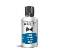 Tailored Paint Touch Up Paint Bottle Stone Chip Scratch Repair For Ford Focus MK4 2017-Present Desert Island Blue Metallic (Touch Up)