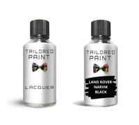 Tailored Paint Touch Up Paint Bottle Stone Chip Scratch Repair For Land Rover Discovery Sport 2014-Present Narvik Black 1AT, 1CE, 921, LRC921, PEC, PVM (Touch Up Paint + Lacquer)