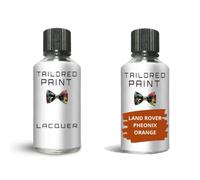 Tailored Paint Touch Up Paint Bottle Stone Chip Scratch Repair For Land Rover Discovery Sport 2014-Present Pheonix Orange Premium Metallic 1AZ, 2171, EAT, LRC2171 (Touch Up Paint + Lacquer)
