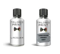 Tailored Paint Touch Up Paint Bottle Stone Chip Scratch Repair For Land Rover Discovery Sport 2014-Present Orkney Grey Metallic LRC 949 / LJZ (Touch Up Paint + Lacquer)