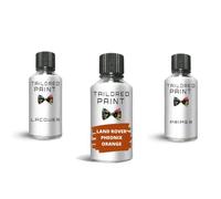Tailored Paint Touch Up Paint Bottle Stone Chip Scratch Repair For Range Rover Evoque 2011-2034 Pheonix Orange Premium Metallic 1AZ, 2171, EAT, LRC2171 (Touch Up Paint, Lacquer + Primer)