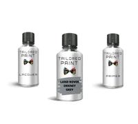 Tailored Paint Touch Up Paint Bottle Stone Chip Scratch Repair For Range Rover Sport L494 2013-2017 Orkney Grey Metallic LRC949 / LJZ (Touch Up Paint, Lacquer + Primer)