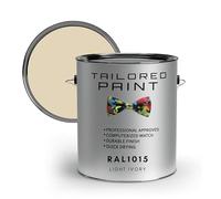 Tailored Paint uPVC Window & Door 1K Paint Brush or Spray On - Satin Finish - RAL1015, Light Ivory - 250ml Tin