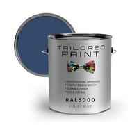 Tailored Paint uPVC Window & Door 1K Paint Brush or Spray On - Satin Finish - RAL5000, Violet Blue - 500ml Tin